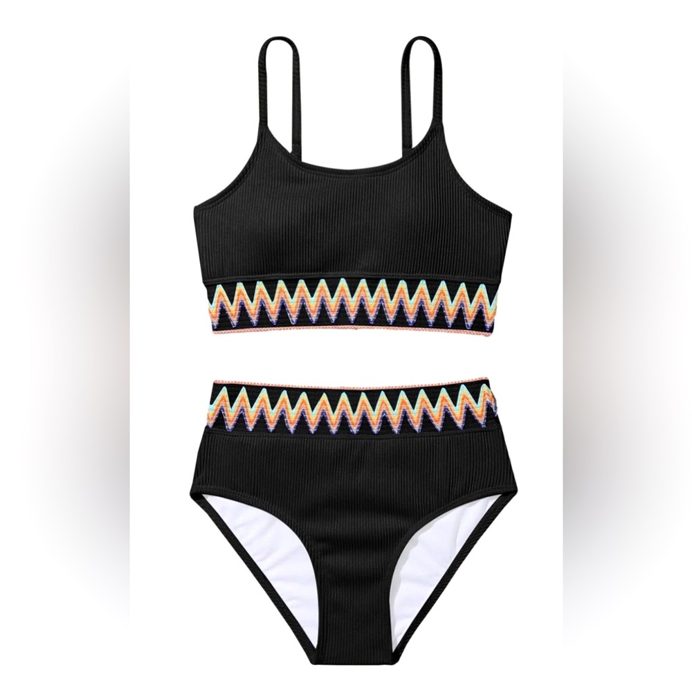 Ribbed Crop Top Bikini